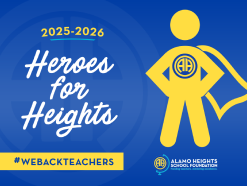 Heroes for Heights giving program graphic