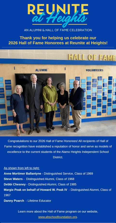 Thank you for celebrating with us! Hall of Fame nominations are OPEN!