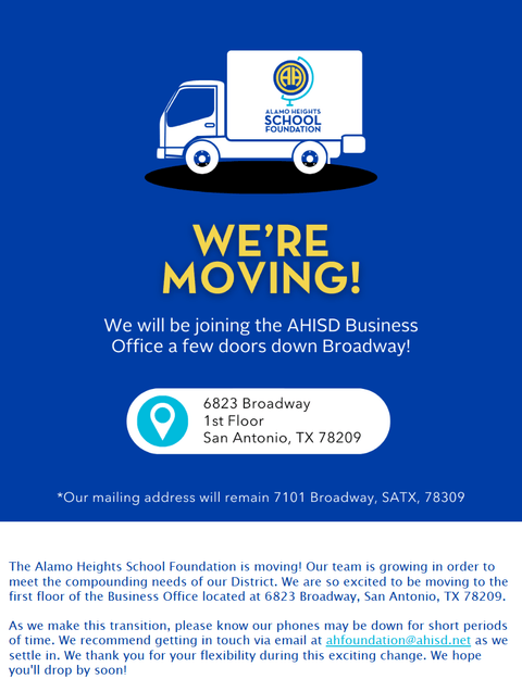 We Are Moving!