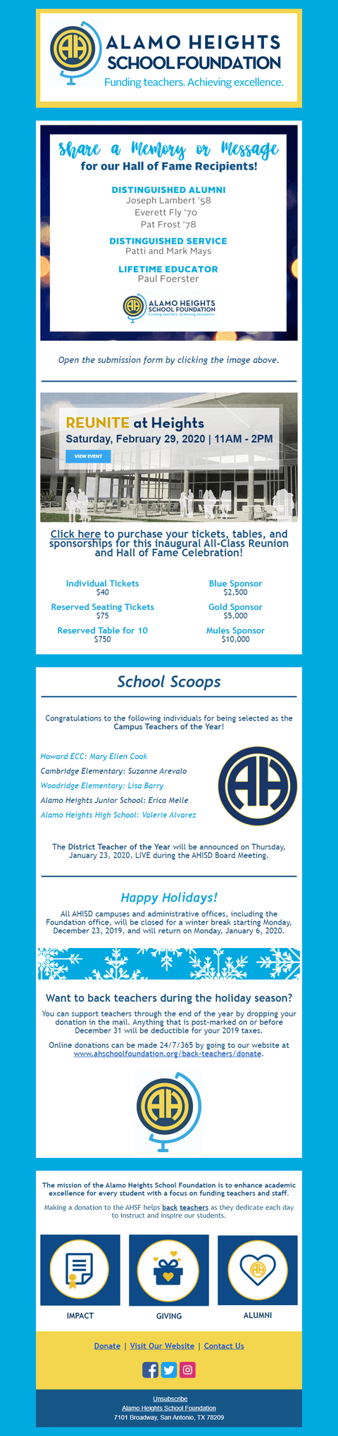 Heights Happenings: December 2019