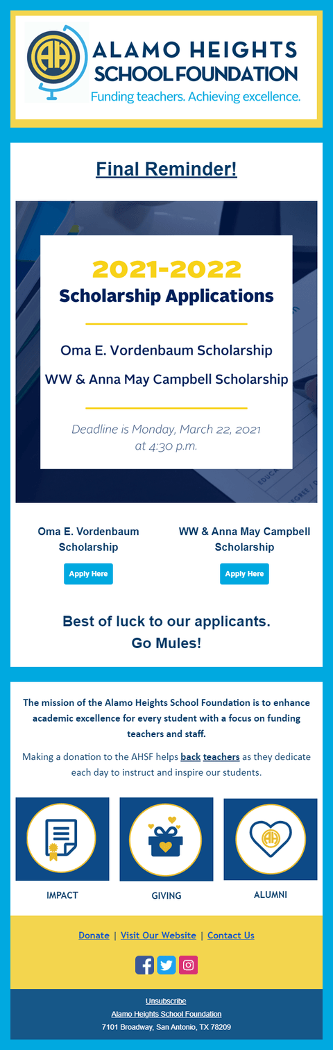 Heights Happenings: March 19th, 2021