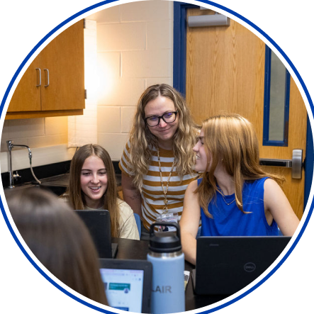 Alamo Heights students collaborating