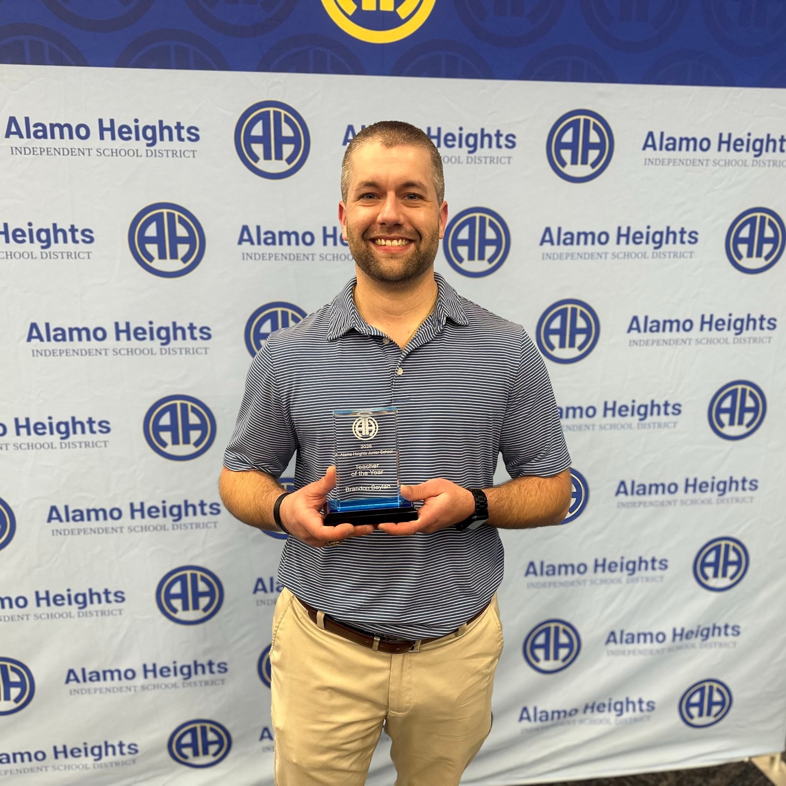 Brandon Boylan, 2026 AHISD District Teacher of the Year
